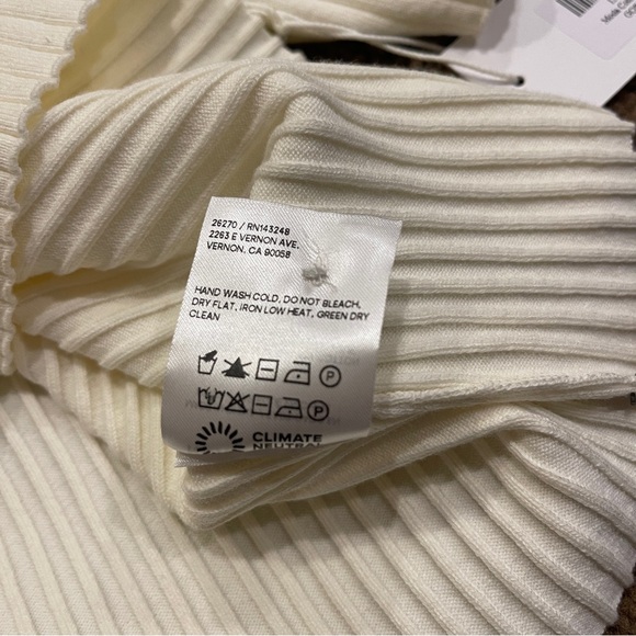 Reformation Moda Cotton Collared Sweater - Picture 6 of 7